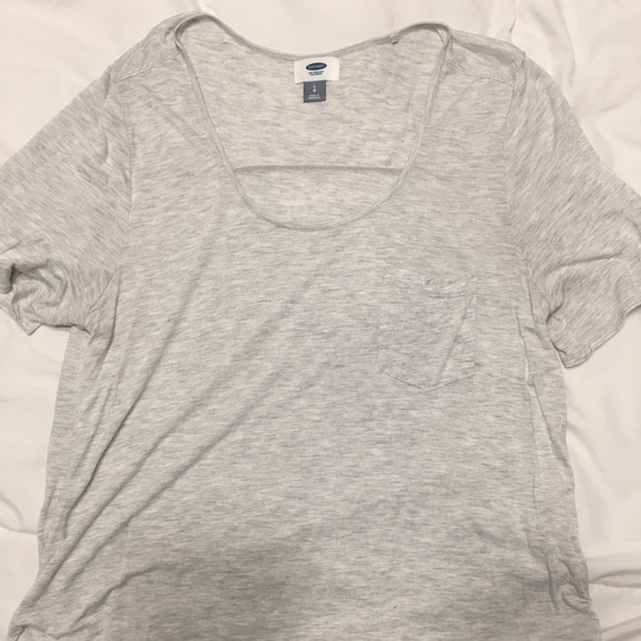 Heather Grey Cotton T - Picture 1 of 3